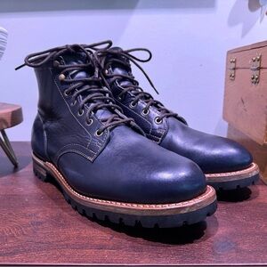 Truman Plain Toe 79 Last in Navy Horserump